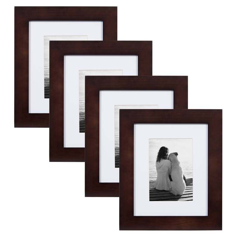 DesignOvation Museum Wood Picture Frame Set