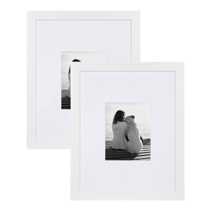 DesignOvation Museum Wood Picture Frame Set