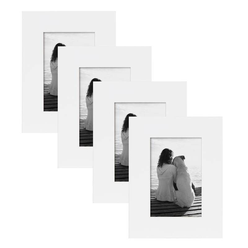 DesignOvation Museum Wood Picture Frame Set