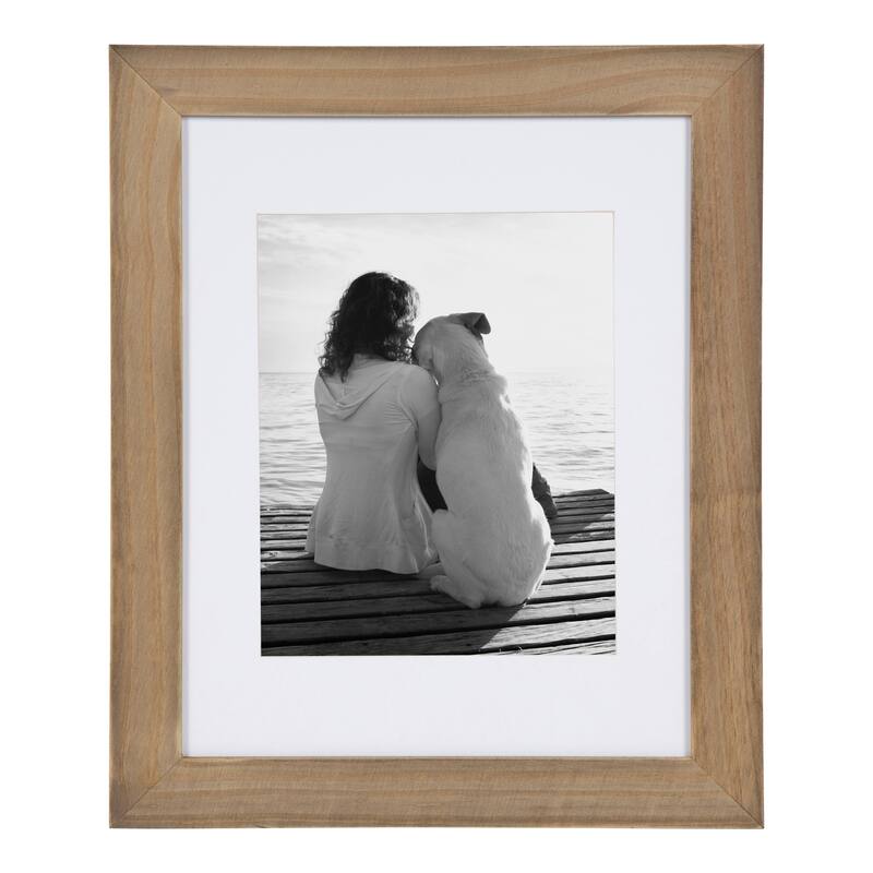DesignOvation Museum Wood Picture Frame Set