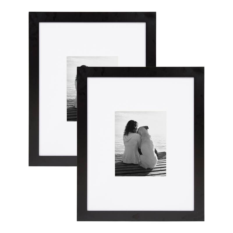 DesignOvation Museum Wood Picture Frame Set