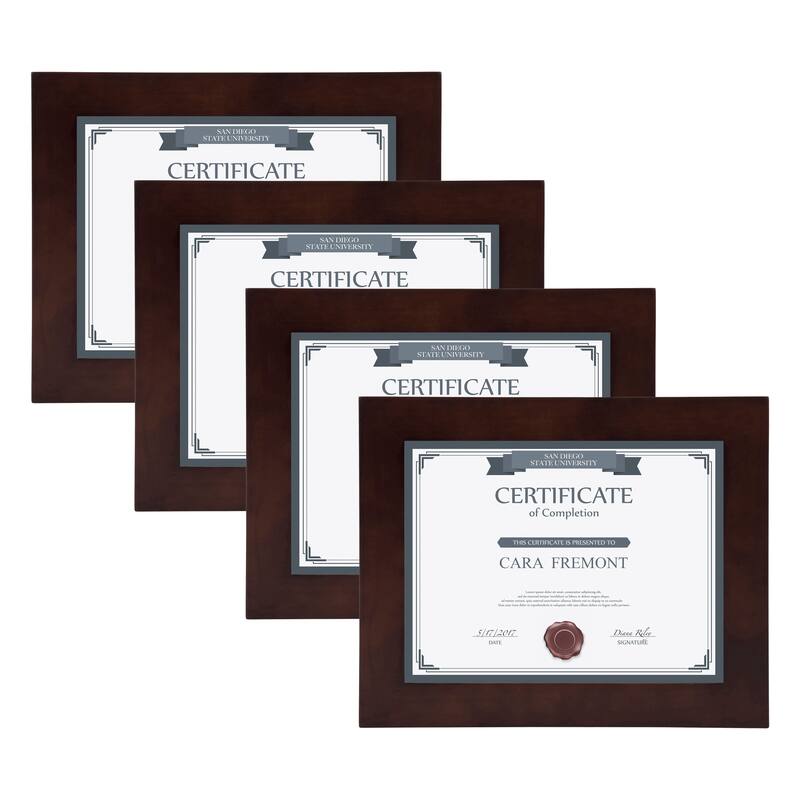 DesignOvation Museum Wood Picture Frame Set