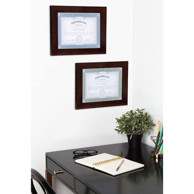 DesignOvation Museum Wood Picture Frame Set