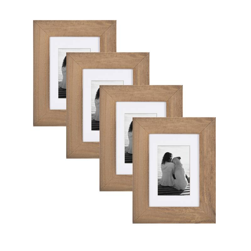 DesignOvation Museum Wood Picture Frame Set