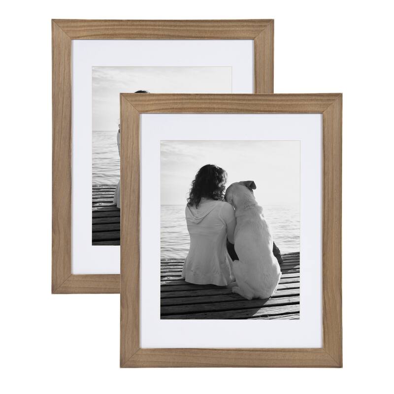 DesignOvation Museum Wood Picture Frame Set