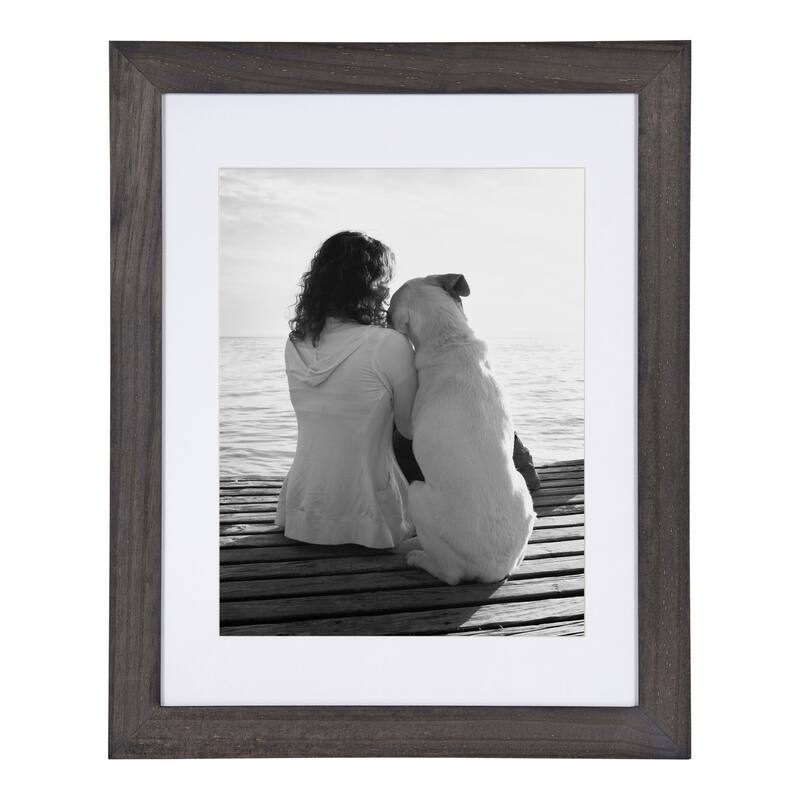 DesignOvation Museum Wood Picture Frame Set