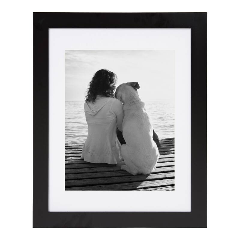 DesignOvation Museum Wood Picture Frame Set