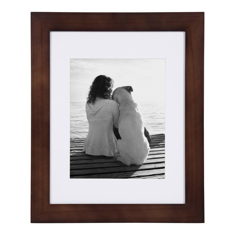 DesignOvation Museum Wood Picture Frame Set