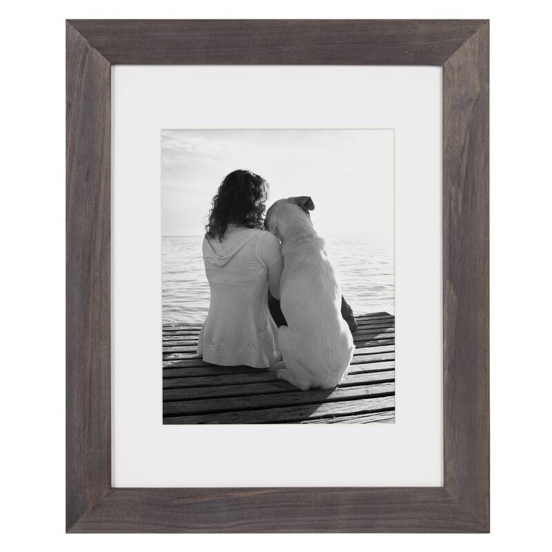 DesignOvation Museum Wood Picture Frame Set