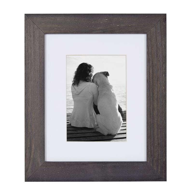 DesignOvation Museum Wood Picture Frame Set