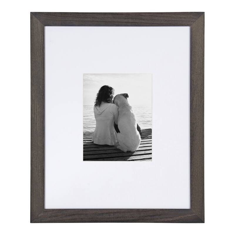 DesignOvation Museum Wood Picture Frame Set