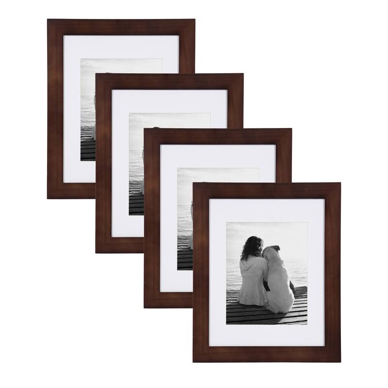 DesignOvation Museum Wood Picture Frame Set