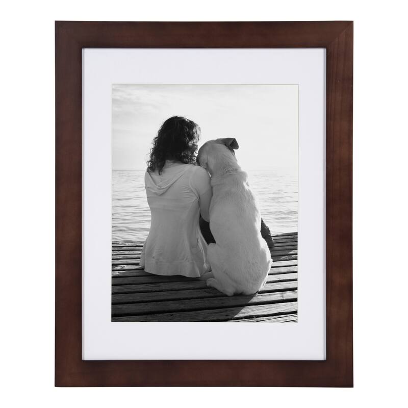 DesignOvation Museum Wood Picture Frame Set