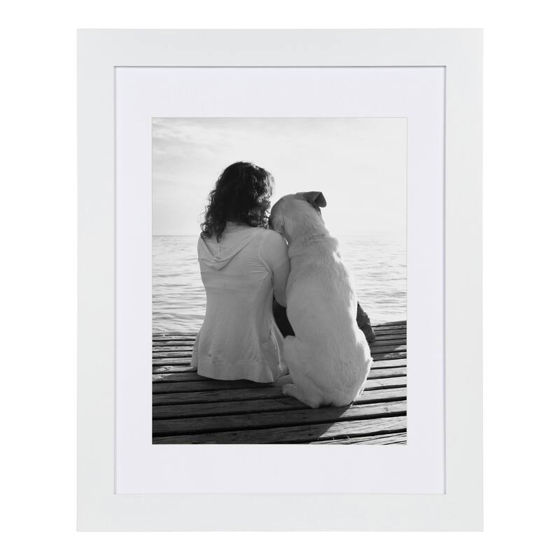 DesignOvation Museum Wood Picture Frame Set