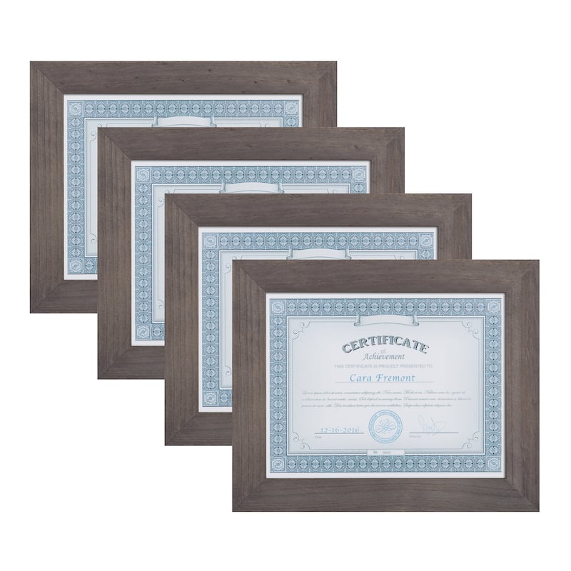 DesignOvation Museum Wood Picture Frame Set