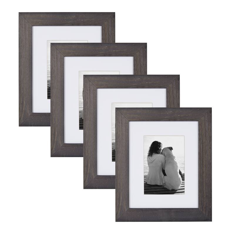DesignOvation Museum Wood Picture Frame Set