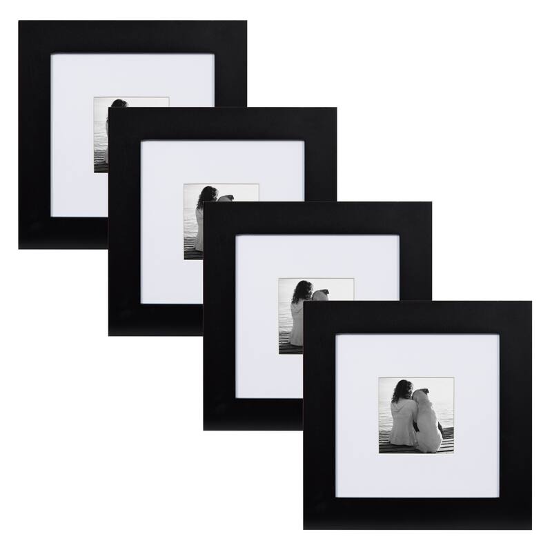 DesignOvation Museum Wood Picture Frame Set