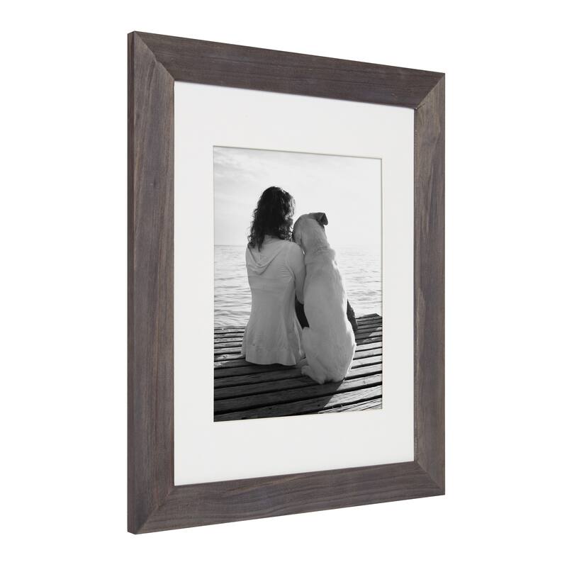 DesignOvation Museum Wood Picture Frame Set