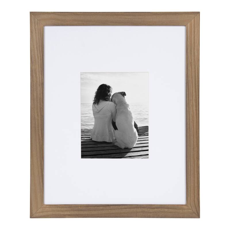DesignOvation Museum Wood Picture Frame Set