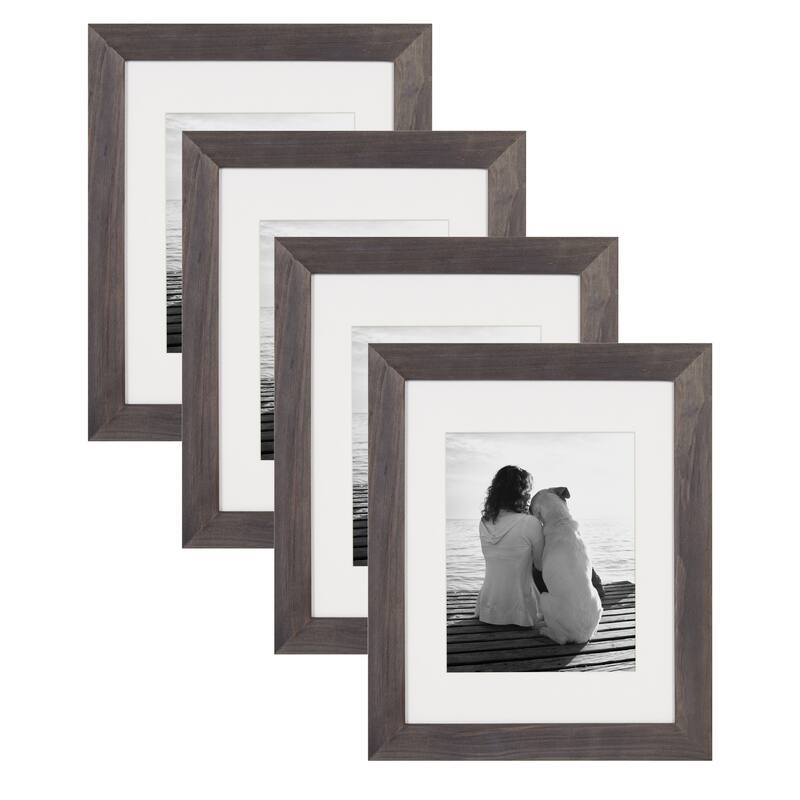 DesignOvation Museum Wood Picture Frame Set