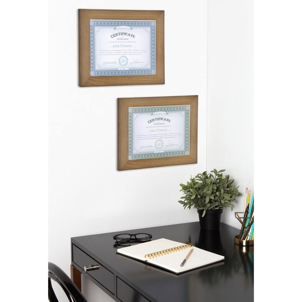 DesignOvation Museum Wood Picture Frame Set