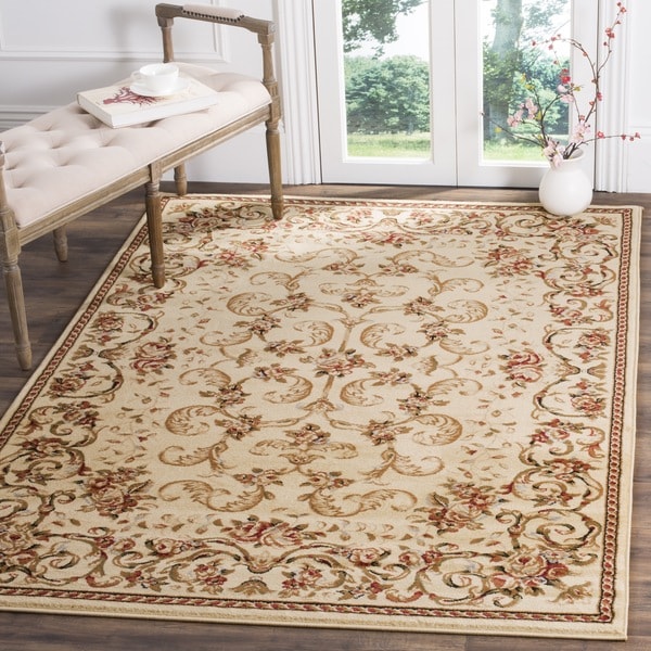 Safavieh Lyndhurst Traditional Floral Ivory Rug - 8' x 11'