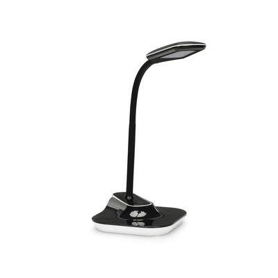 OFM ESS-9001-BLK Essentials LED Desk Lamp with Removable Base and Integrated Desk Clamp, Black