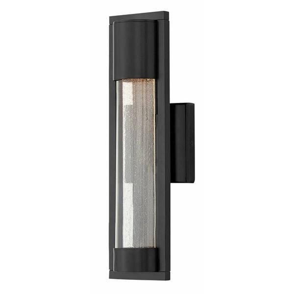 slide 1 of 1, Hinkley Mist 1-Light Outdoor Wall Mount in Satin Black