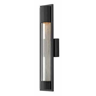 Hinkley Mist 1-Light Outdoor Wall Mount in Satin Black