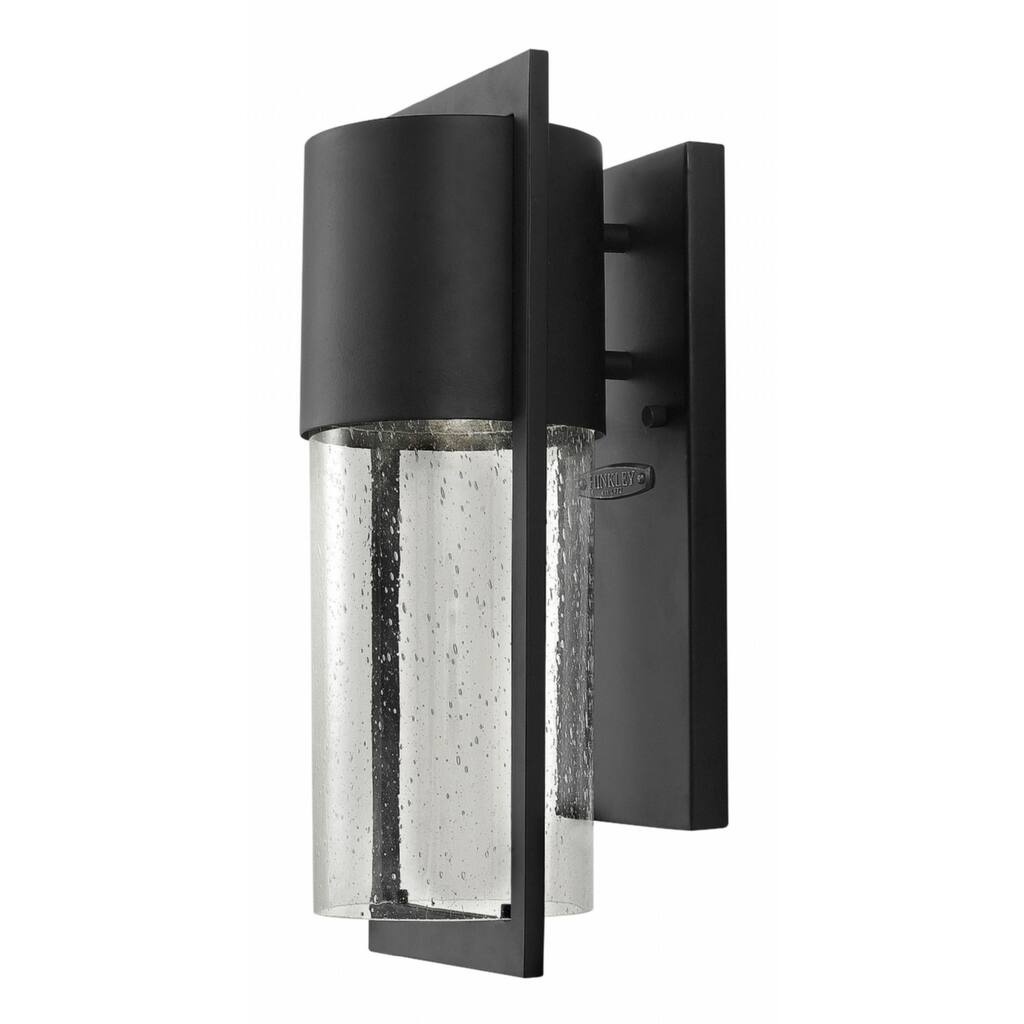 Hinkley Shelter 1-Light Outdoor Wall Mount in Black