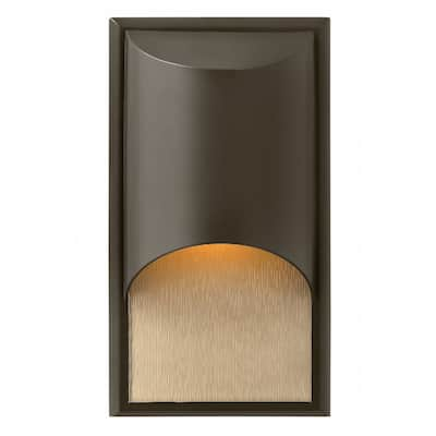 Hinkley Cascade 1-Light Outdoor Wall Mount in Bronze