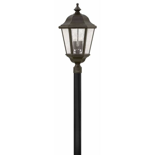 slide 1 of 1, Hinkley Edgewater 4-Light Outdoor Wall Mount in Oil Rubbed Bronze