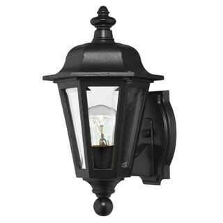 Hinkley Manor house 1-Light Outdoor Wall Mount in Black