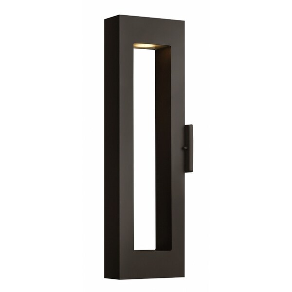 Hinkley Atlantis 2-Light Outdoor Wall Mount in Satin Black. Opens flyout.