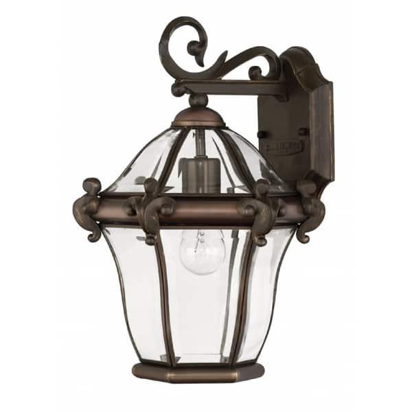 slide 1 of 1, Hinkley San clemente 1-Light Outdoor Wall Mount in Copper Bronze