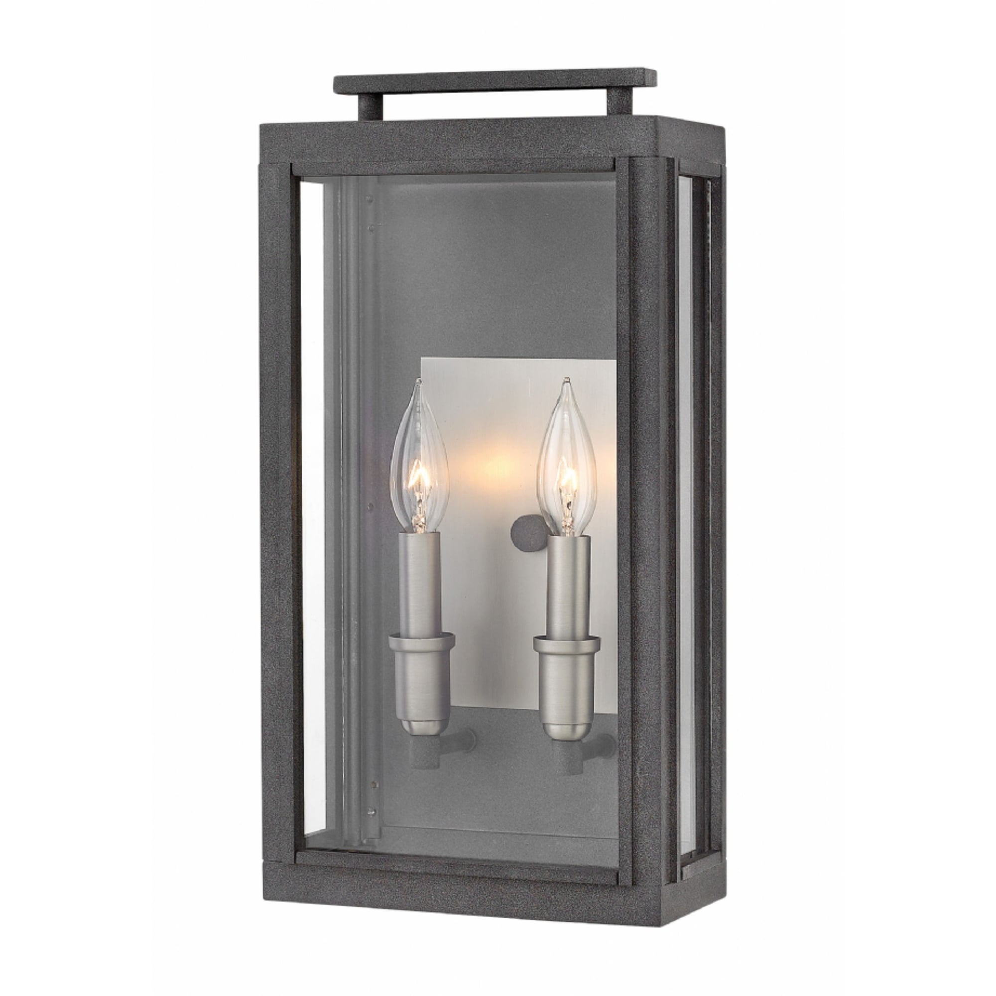 Hinkley Anchorage 3-Light Outdoor Light In Aged Zinc