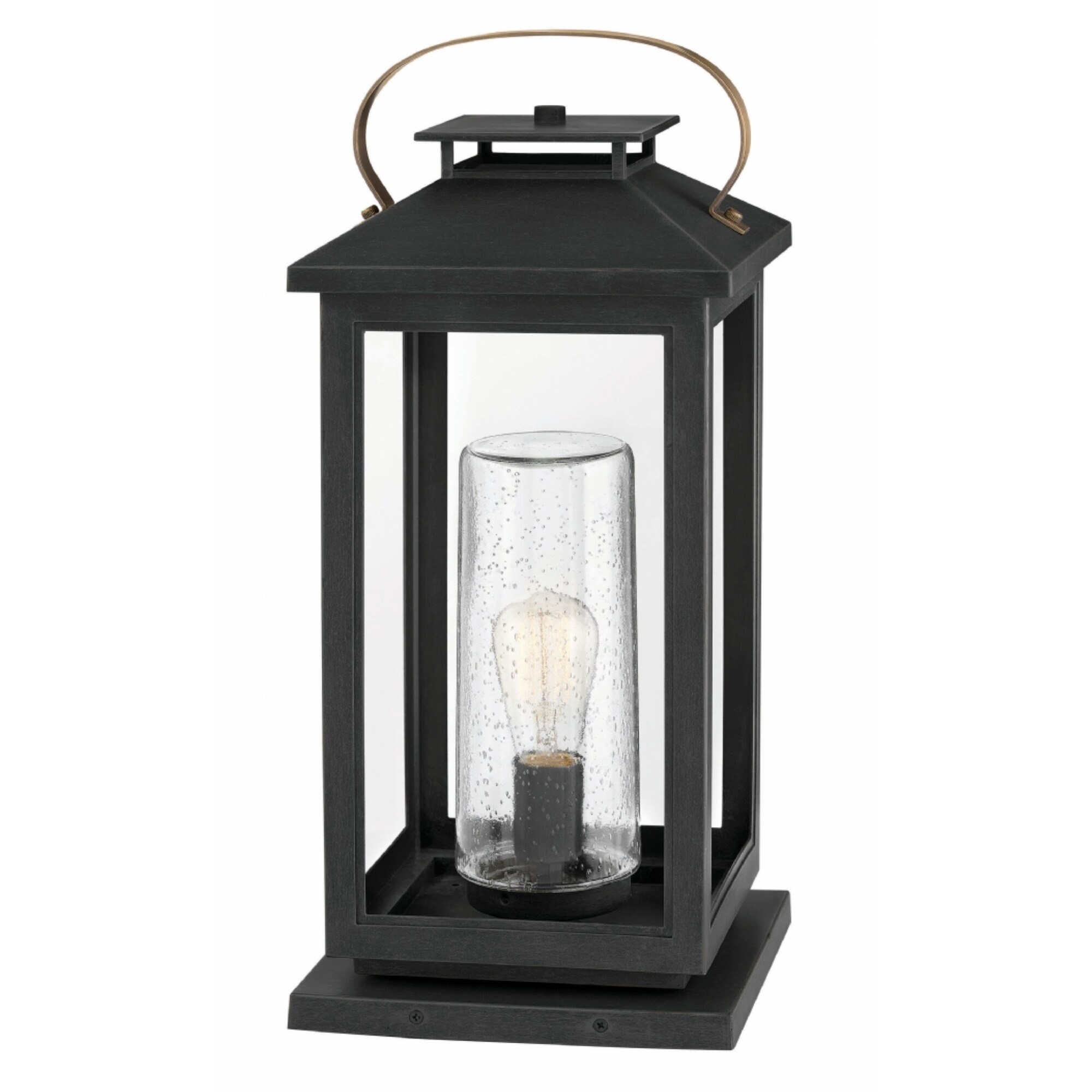 Hinkley Atwater 1-Light Outdoor Pier Mount in Black