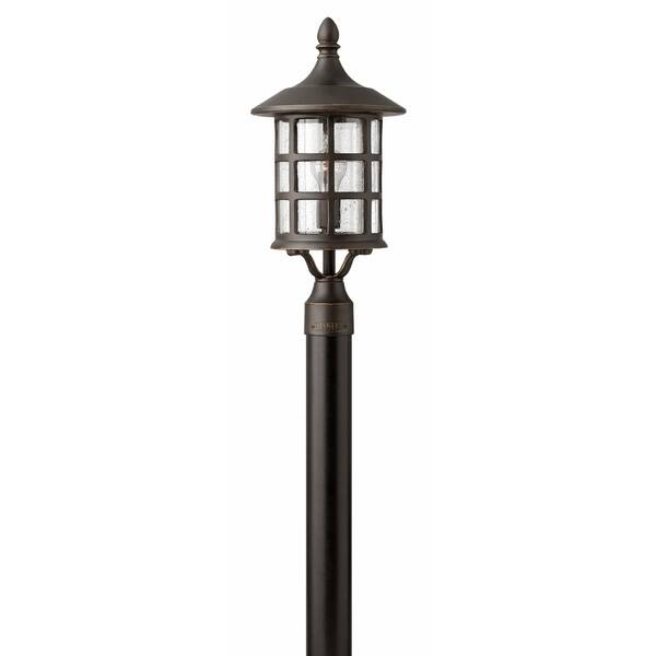 slide 1 of 1, Hinkley Freeport 1-Light Outdoor Post Mount in Oil Rubbed Bronze