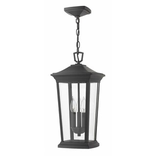Hinkley Bromley 3-Light Outdoor Pendant in Museum Black