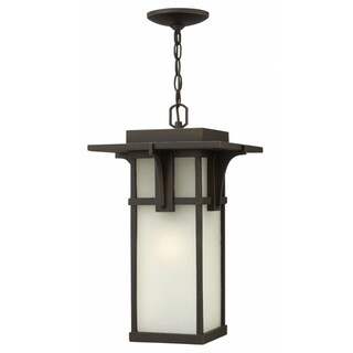 Hinkley Manhattan 1-Light Outdoor Pendant in Oil Rubbed Bronze