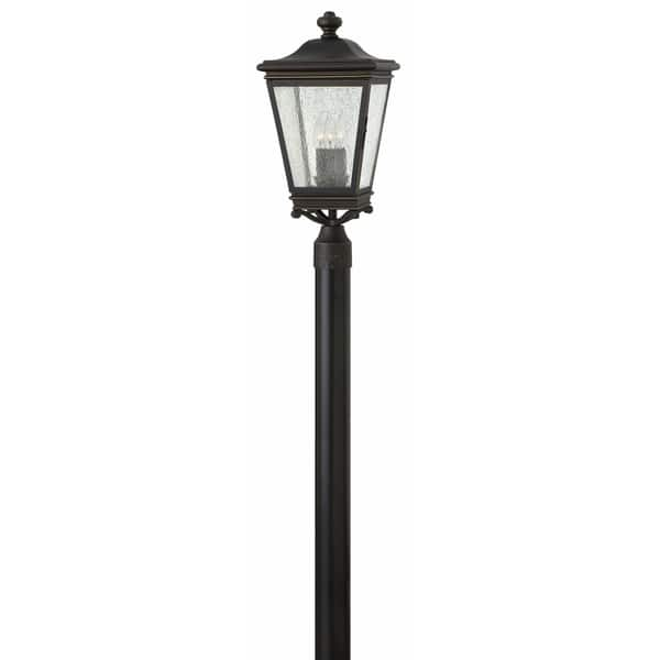 Hinkley Lincoln 3-Light Outdoor Post Mount in Oil Rubbed Bronze - Bed ...