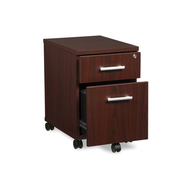 Shop Ofm Fulcrum Locking Pedestal Mobile 2 Drawer Filing Cabinet Cl Mbf Overstock 22665749