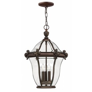 Hinkley San clemente 3-Light Outdoor Pendant in Copper Bronze