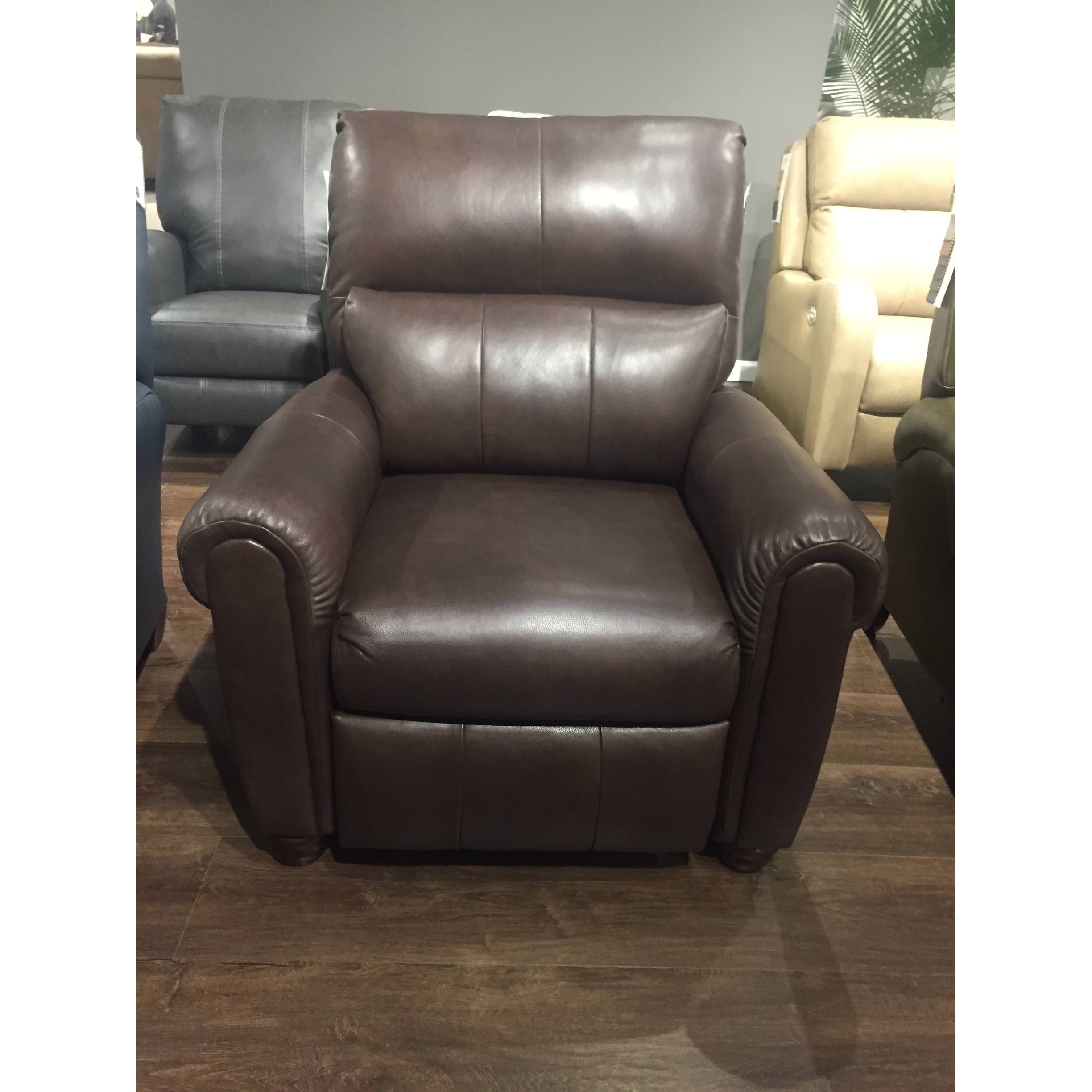 Shop Southern Motion S Brown Leather Power Headrest Low Leg