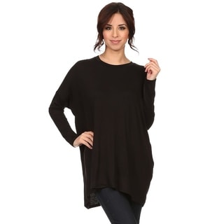 Women's Casual Solid Jersey Knit Top
