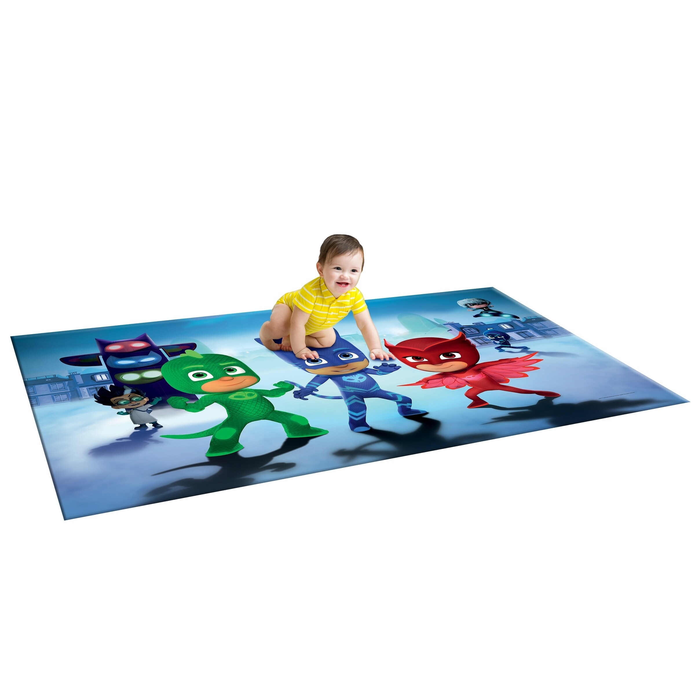 Shop Tcg Toys Pj Masks Memory Foam 2 Sided Jumbo Gelli Mat Play