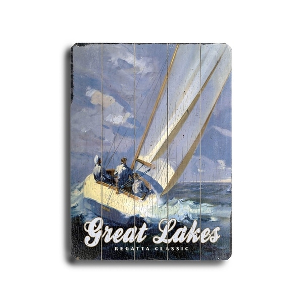Great Lakes Regatta Classic - Planked Wood Wall Decor by LNER
