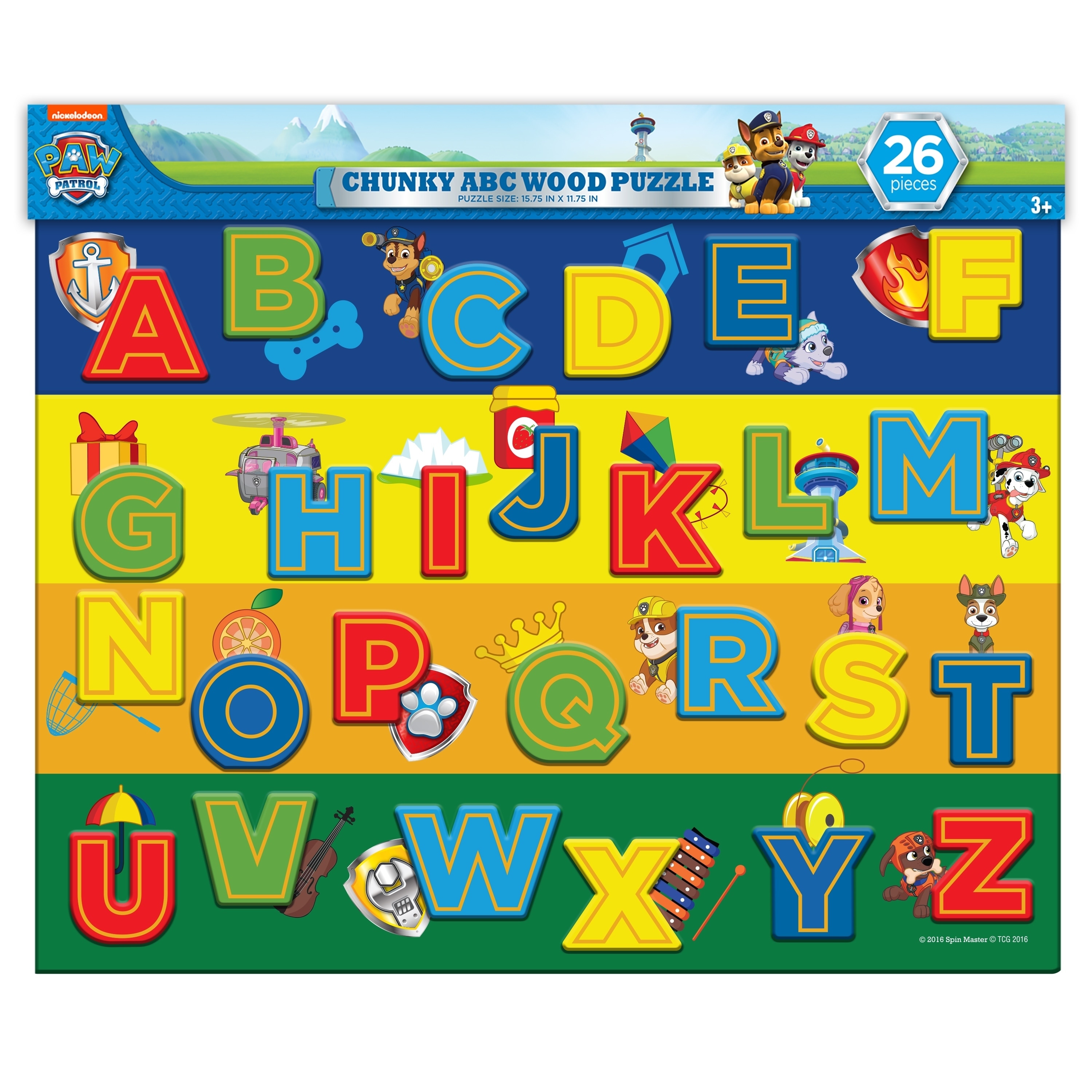 paw patrol alphabet toy