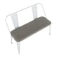 preview thumbnail 4 of 7, Oregon Industrial-Farmhouse Upholstered Bench - N/A