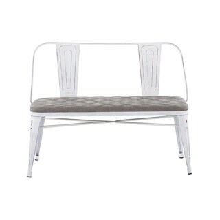 Oregon Industrial-Farmhouse Upholstered Bench - N/A